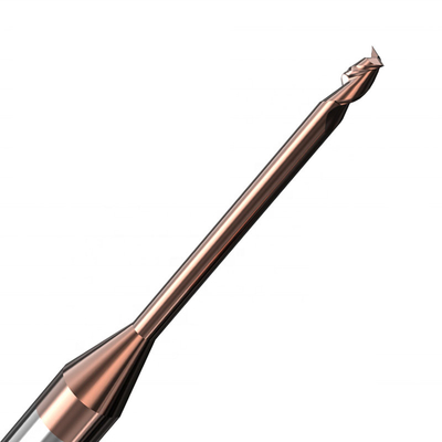 Торцевая фреза 1.5mm квадратное Hrc65 карбида 2 каннелюр высокой твердости стальная