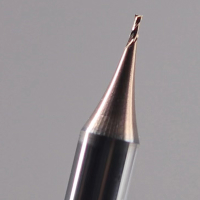 Nano покрытый карбид вольфрама торцевая фреза Hrc65 0,4 Mm